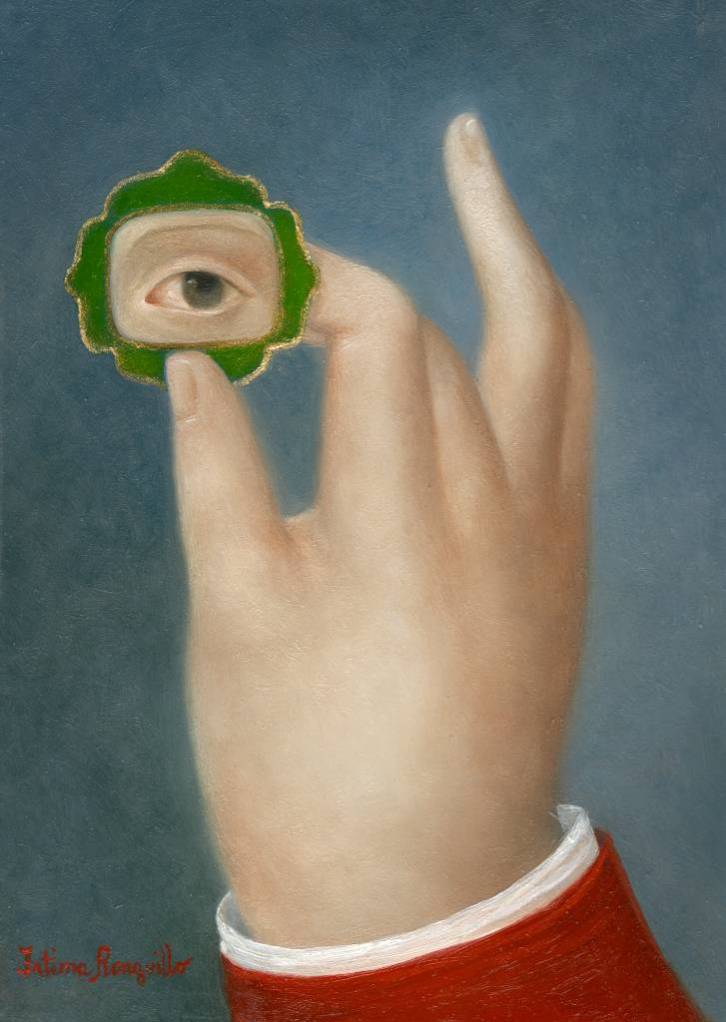 Hand with Lover's Eye in Green Jewel