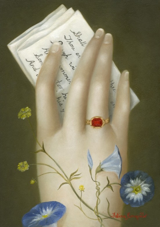 Hand with W.S.'s Sonnet 18