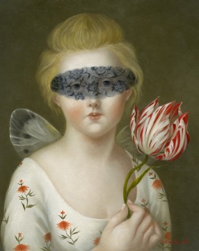 Psyche with Blindfold and Tulip